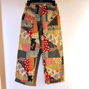 Kimchi Blue Drawstring Patchwork Pants Size XS